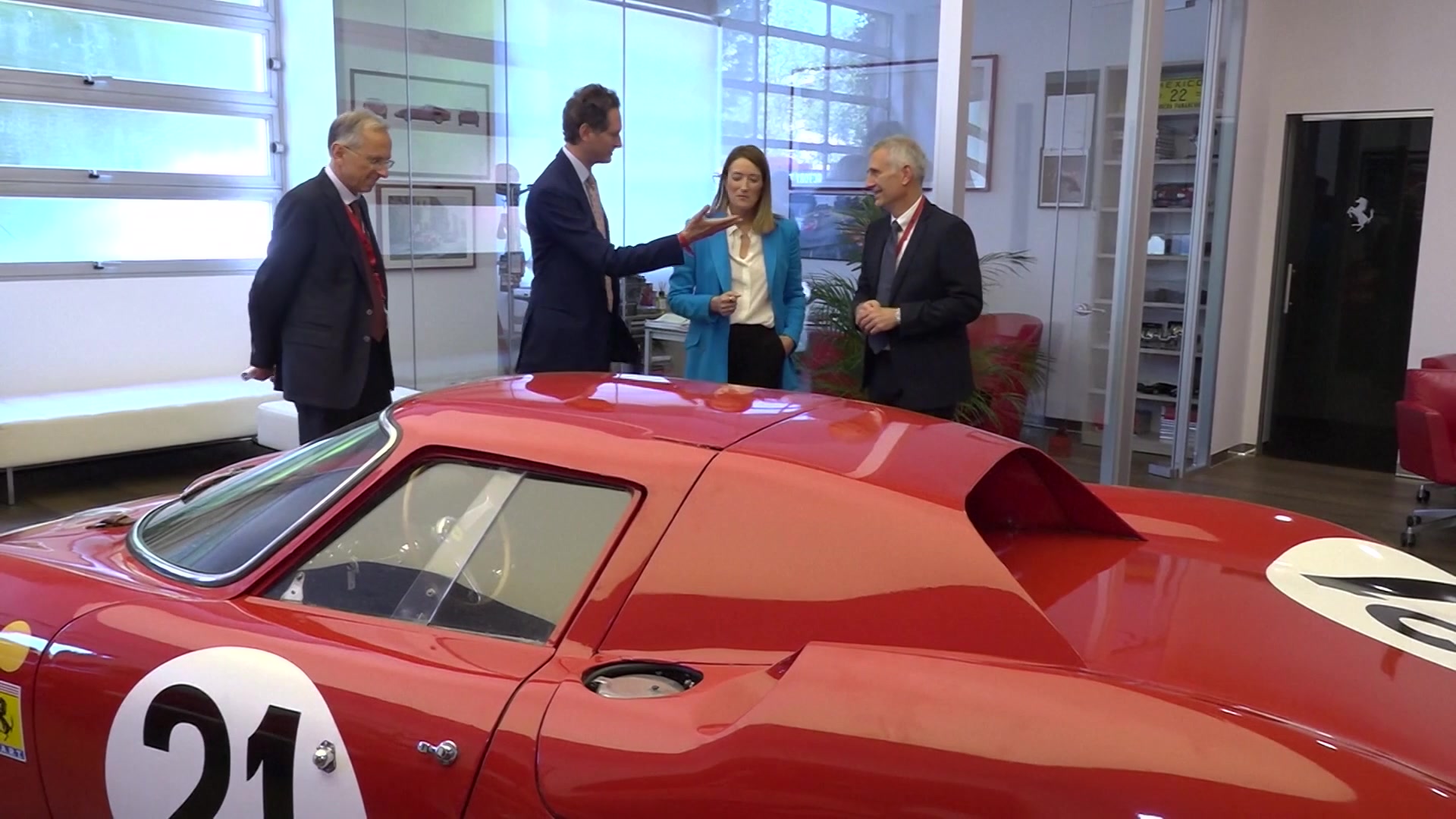 Official visit by Roberta METSOLA, EP President to Italy - Visit to Ferrari Maranello Factory: extracts